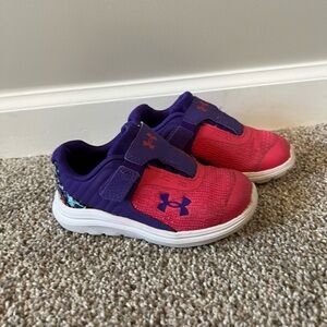 Under Armour Toddler Shoes Size 8 Pink Purple